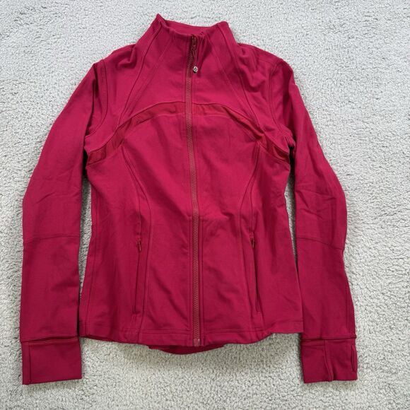 Lululemon Define Jacket Women’s Size 10 Magenta Full Zip Athleisure - Picture 1 of 9